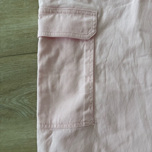 Universal Thread Cotton‎ Spandex PINK High-Rise Cargo Pants Women's 16 NEW - Picture 4 of 15